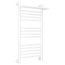 Полотенцесушитель водяной 800х400 белый матовый Сунержа Богема с полкой+ 30-0223-8040