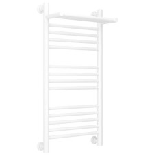 Полотенцесушитель водяной 800х400 белый матовый Сунержа Богема с полкой+ 30-0223-8040