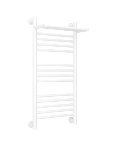 Полотенцесушитель водяной 800х400 белый матовый Сунержа Богема с полкой+ 30-0223-8040