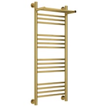 Полотенцесушитель водяной 1000х400 золотой Сунержа Богема с полкой+ 03-0223-1040