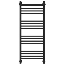 Полотенцесушитель водяной 1000х400 черный матовый Сунержа Богема с полкой+ 31-0223-1040