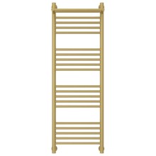 Полотенцесушитель водяной 1200х400 золотой матовый Сунержа Богема с полкой+ 032-0223-1240