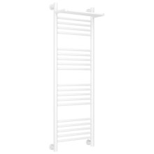 Полотенцесушитель водяной 1200х400 белый глянец Сунержа Богема с полкой+ 12-0223-1240