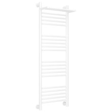 Полотенцесушитель водяной 1200х400 белый матовый Сунержа Богема с полкой+ 30-0223-1240