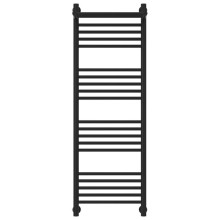 Полотенцесушитель водяной 1200х400 черный матовый Сунержа Богема с полкой+ 31-0223-1240