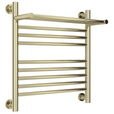 Полотенцесушитель водяной 500х500 шампань Сунержа Богема с полкой+ 020-0223-5050