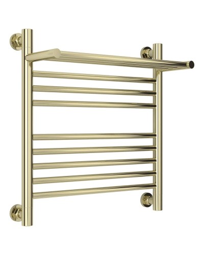 Полотенцесушитель водяной 500х500 шампань Сунержа Богема с полкой+ 020-0223-5050