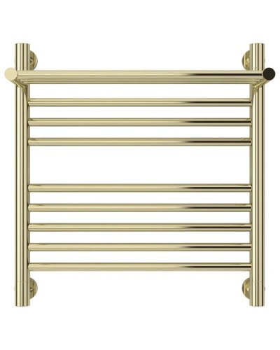 Полотенцесушитель водяной 500х500 шампань Сунержа Богема с полкой+ 020-0223-5050