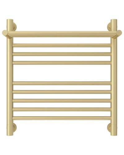 Полотенцесушитель водяной 500х500 шампань матовая Сунержа Богема с полкой+ 022-0223-5050