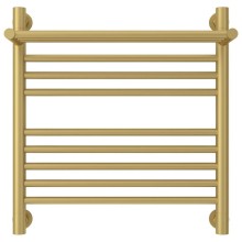 Полотенцесушитель водяной 500х500 золотой матовый Сунержа Богема с полкой+ 032-0223-5050