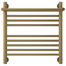 Полотенцесушитель водяной 500х500 состаренная бронза Сунержа Богема с полкой+ 05-0223-5050