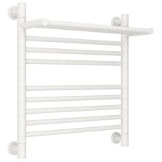 Полотенцесушитель водяной 500х500 античное белое золото Сунержа Богема с полкой+ 10-0223-5050