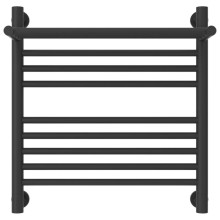 Полотенцесушитель водяной 500х500 темный титан муар Сунержа Богема с полкой+ 15-0223-5050