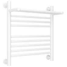Полотенцесушитель водяной 500х500 белый матовый Сунержа Богема с полкой+ 30-0223-5050