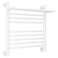 Полотенцесушитель водяной 500х500 белый матовый Сунержа Богема с полкой+ 30-0223-5050