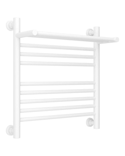 Полотенцесушитель водяной 500х500 белый матовый Сунержа Богема с полкой+ 30-0223-5050