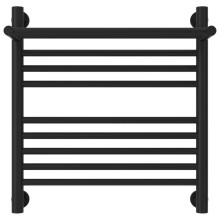 Полотенцесушитель водяной 500х500 черный матовый Сунержа Богема с полкой+ 31-0223-5050