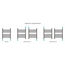 Полотенцесушитель водяной 600х500 шампань Сунержа Богема с полкой+ 020-0223-6050