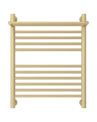 Полотенцесушитель водяной 600х500 шампань матовая Сунержа Богема с полкой+ 022-0223-6050