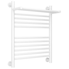 Полотенцесушитель водяной 600х500 белый глянец Сунержа Богема с полкой+ 12-0223-6050