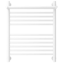 Полотенцесушитель водяной 600х500 белый глянец Сунержа Богема с полкой+ 12-0223-6050