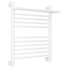 Полотенцесушитель водяной 600х500 белый матовый Сунержа Богема с полкой+ 30-0223-6050