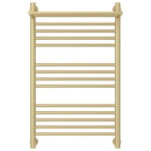 Полотенцесушитель водяной 800х500 шампань матовая Сунержа Богема с полкой+ 022-0223-8050