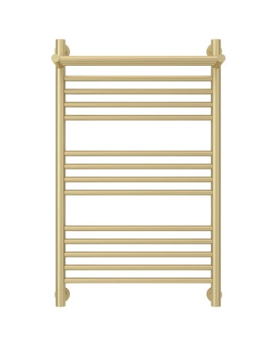 Полотенцесушитель водяной 800х500 шампань матовая Сунержа Богема с полкой+ 022-0223-8050