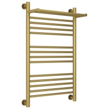 Полотенцесушитель водяной 800х500 состаренная латунь Сунержа Богема с полкой+ 051-0223-8050