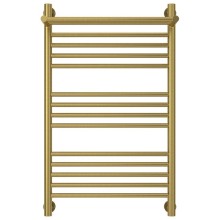 Полотенцесушитель водяной 800х500 состаренная латунь Сунержа Богема с полкой+ 051-0223-8050