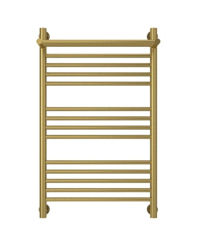 Полотенцесушитель водяной 800х500 состаренная латунь Сунержа Богема с полкой+ 051-0223-8050