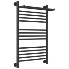 Полотенцесушитель водяной 800х500 темный титан муар Сунержа Богема с полкой+ 15-0223-8050