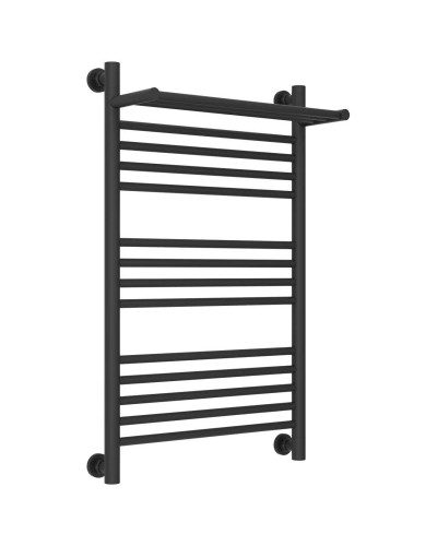 Полотенцесушитель водяной 800х500 темный титан муар Сунержа Богема с полкой+ 15-0223-8050