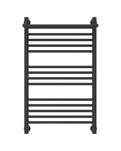 Полотенцесушитель водяной 800х500 темный титан муар Сунержа Богема с полкой+ 15-0223-8050