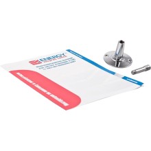 Водяной полотенцесушитель Energy Mix 500x500 EWTR00MIX0505000000 с полкой Хром