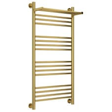 Полотенцесушитель водяной 1000х500 золотой Сунержа Богема с полкой+ 03-0223-1050