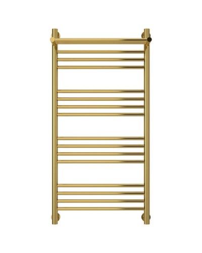 Полотенцесушитель водяной 1000х500 золотой Сунержа Богема с полкой+ 03-0223-1050