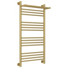 Полотенцесушитель водяной 1000х500 золотой матовый Сунержа Богема с полкой+ 032-0223-1050