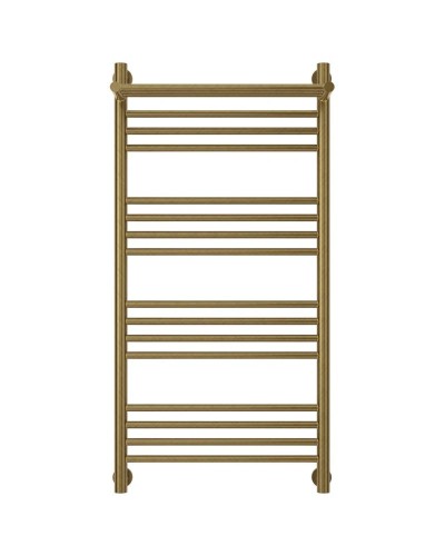 Полотенцесушитель водяной 1000х500 состаренная бронза Сунержа Богема с полкой+ 05-0223-1050