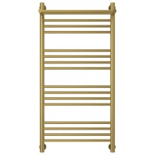 Полотенцесушитель водяной 1000х500 состаренная латунь Сунержа Богема с полкой+ 051-0223-1050