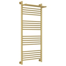 Полотенцесушитель водяной 1200х500 золотой матовый Сунержа Богема с полкой+ 032-0223-1250