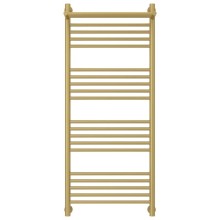 Полотенцесушитель водяной 1200х500 золотой матовый Сунержа Богема с полкой+ 032-0223-1250