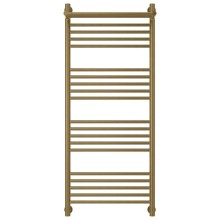 Полотенцесушитель водяной 1200х500 состаренная бронза Сунержа Богема с полкой+ 05-0223-1250