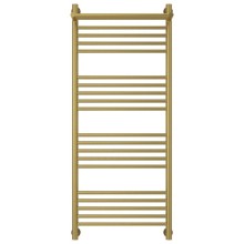 Полотенцесушитель водяной 1200х500 состаренная латунь Сунержа Богема с полкой+ 051-0223-1250