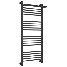 Полотенцесушитель водяной 1200х500 темный титан муар Сунержа Богема с полкой+ 15-0223-1250