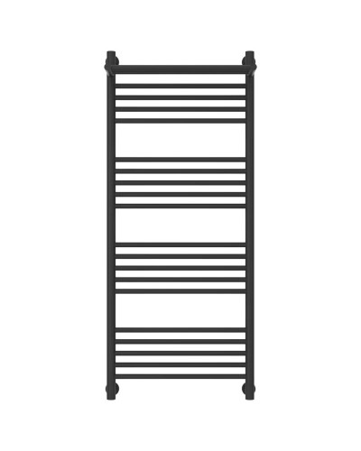 Полотенцесушитель водяной 1200х500 темный титан муар Сунержа Богема с полкой+ 15-0223-1250