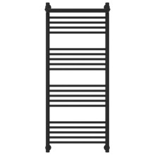 Полотенцесушитель водяной 1200х500 черный матовый Сунержа Богема с полкой+ 31-0223-1250
