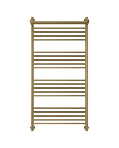 Полотенцесушитель водяной 1200х600 состаренная бронза Сунержа Богема с полкой+ 05-0223-1260