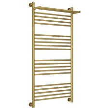 Полотенцесушитель водяной 1200х600 состаренная латунь Сунержа Богема с полкой+ 051-0223-1260