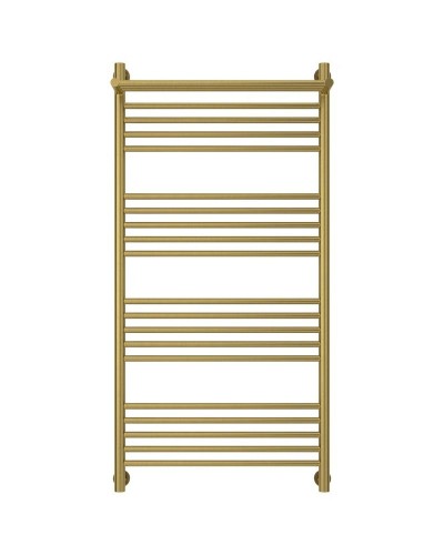 Полотенцесушитель водяной 1200х600 состаренная латунь Сунержа Богема с полкой+ 051-0223-1260